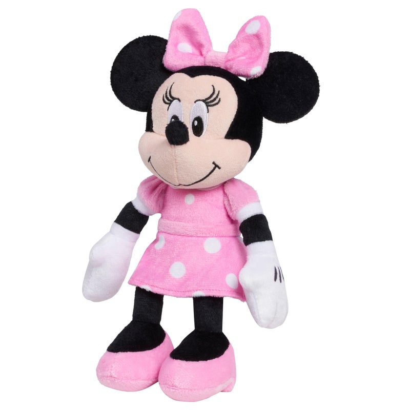 Just Play Disney Junior Mickey Mouse Bean Plush Minnie Mouse Stuffed Animal, Kids Toys for Ages 2 Up by Just Play - Image 3